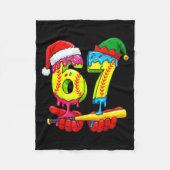 Softball 67 Ice Cream Drip Six Seven Boys Funny Ch Fleece Deken (Voorkant)