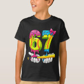 Softball 67 Ice Cream Drip Six Seven Boys Funny Me T-shirt (Voorkant)