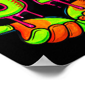 Softball 67 Six Seven Funny Gen Alpha Meme Drip Te Poster (Hoek)