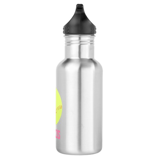 Softball Aangepaste Kinderen Waterfles (Rechts)