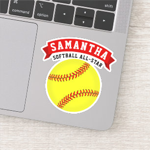 Softball All-Star-naam Sticker
