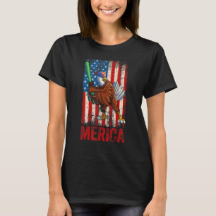 Softball American Eagle 4 juli jongens Girl Amer T-shirt