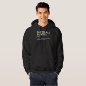 Softball Auntie Definition Hoodie (Voorkant volledig)