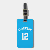 Softball Bag Tag Bagagelabel (Voorkant verticaal)