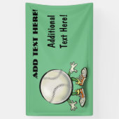 Softball-banner Spandoek (Verticaal)
