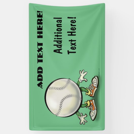 Softball-banner Spandoek (Verticaal)
