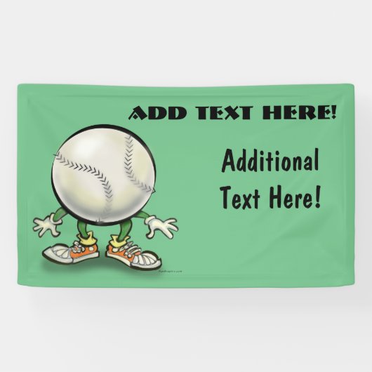 Softball-banner Spandoek (Horizontaal)