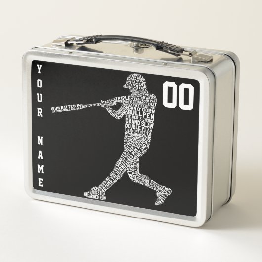 Softball Baseball Lunch Box (Achterkant)
