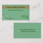 Softball Baseball Visitekaartje (Voorkant / Achterkant)