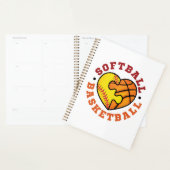 Softball Basketball Heart Planner (Display)