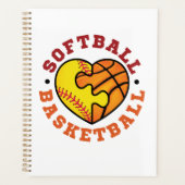 Softball Basketball Heart Planner (Voorkant)