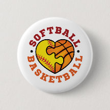 Softball Basketball Heart