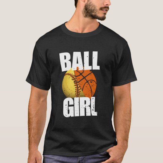 Softball Basketball T-shirt (Voorkant)