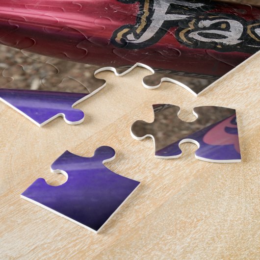 Softball Bats in Dugout Legpuzzel (Zijkant)