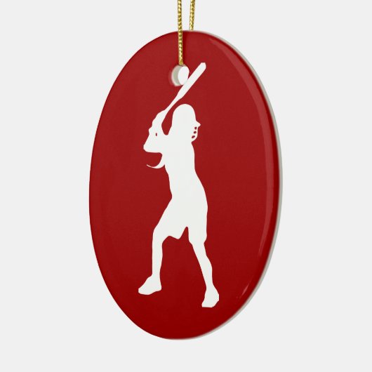 Softball Batter Ornament (Links)