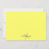 Softball Birthday Foto Kaart (Achterkant)