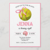 Softball Birthday Kaart (Voorkant)