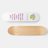 Softball-Blue Persoonlijk Skateboard (Horizontaal)