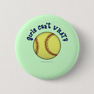 Softball-Blue Ronde Button 5,7 Cm