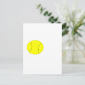 softball briefkaart (Staand voorkant)