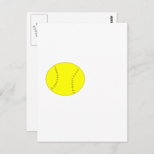 softball briefkaart (Voorkant / Achterkant)