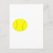 softball briefkaart (Voorkant)