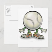 Softball Briefkaart (Voorkant / Achterkant)