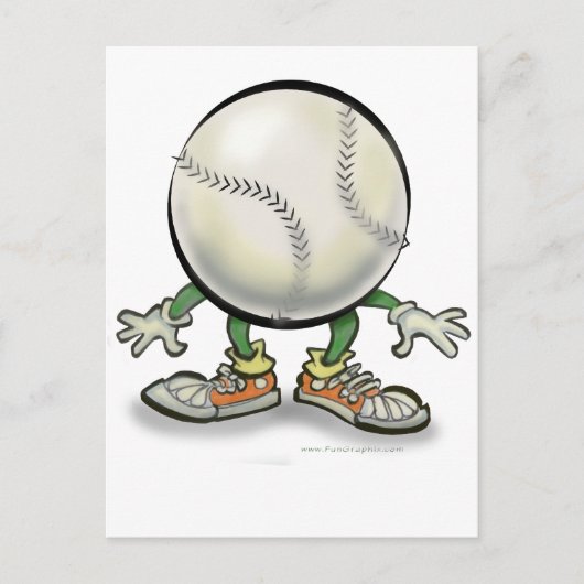 Softball Briefkaart (Voorkant)