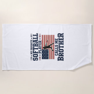 Softball Brother Patriotic Vintage Engraving Shirt Strandlaken