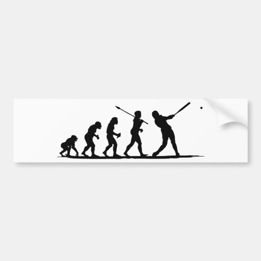 Softball Bumpersticker (Voorkant)