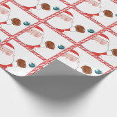 Softball-cadeaupapier voor kerstcadeaus cadeaupapier (Hoek)