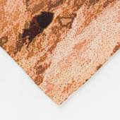 Softball Catcher and Stadium Painting Fleece Deken (Hoek)