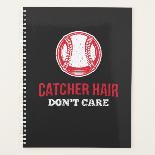 Softball - Catcher Haar Maakt Niet Uit Planner (Voorkant)