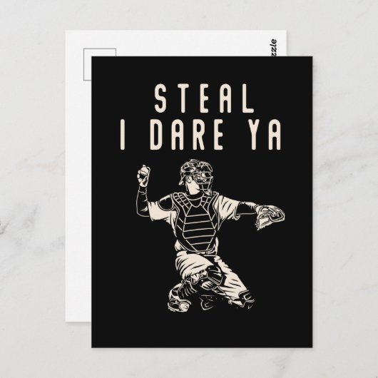 Softball Catcher Kinder Funny Baseball Player Humo Briefkaart (Voorkant / Achterkant)