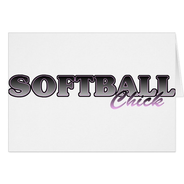 Softball Chick (Voorkant Horizontaal)