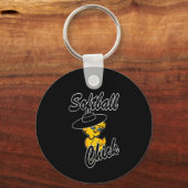Softball Chick #4 Sleutelhanger (Voorkant)