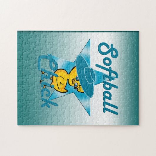 Softball Chick #7 Legpuzzel (Horizontaal)