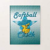 Softball Chick #7 Legpuzzel (Verticaal)