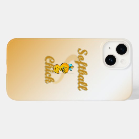 Softball Chick Case-Mate iPhone Case (Achterkant (horizontaal))