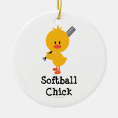 Softball Chick Ornament (Voorkant)