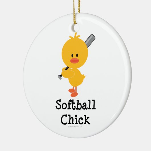 Softball Chick Ornament (Links)