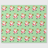 Softball Christmas Gift Wrapping Paper Cadeaupapier (Vlak)