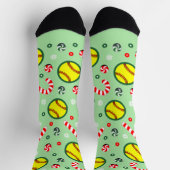 Softball Christmas Holiday Gifts Socks Sokken (Top)