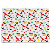 Softball Christmas Holiday Groot Cadeauzakje (Voorkant)