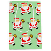 Softball Christmas Holiday Medium Gift Bag Medium Cadeauzakje (Voorkant)