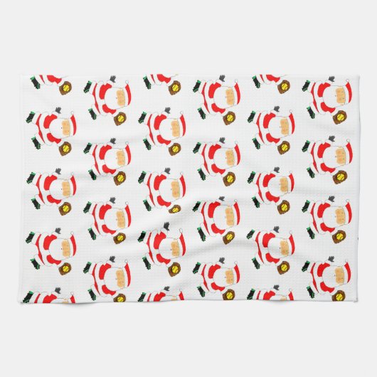 Softball Christmas Theedoek (Horizontaal)