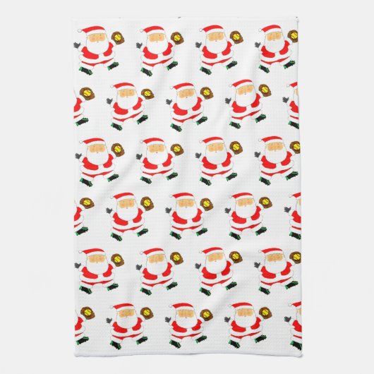 Softball Christmas Theedoek (Verticaal)