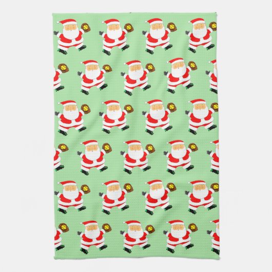 Softball Christmas Theedoek (Verticaal)