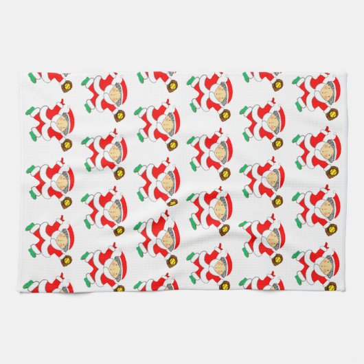 Softball Christmas Theedoek (Horizontaal)