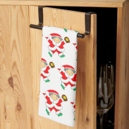 Softball Christmas Theedoek